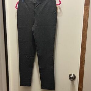 Liz Claiborne Dark Gray Slim Chinos